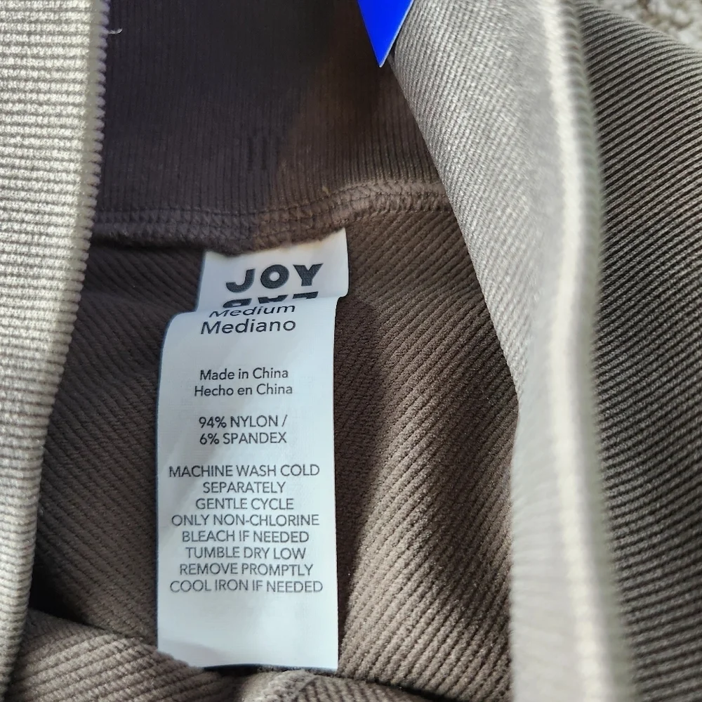 JoyLab Short Persuading Gray High Rise Leggings Size M